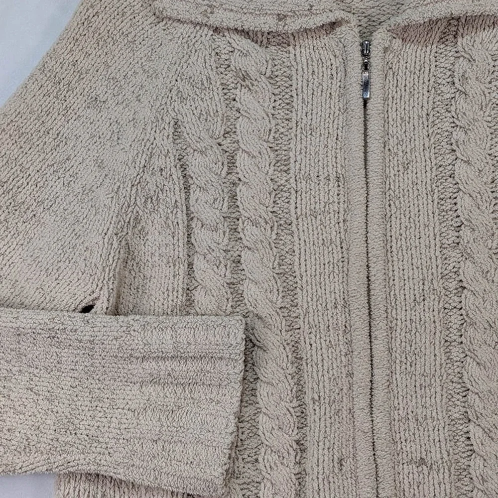 Lee Full Zip Cardigan Womens‎ M Brown Cottagecore Indie Sleaze Light Academia